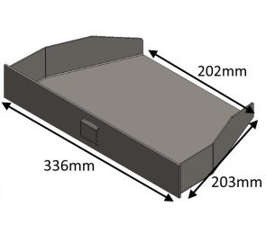 ECIS05074 Parkray Ashpan  |  Aspect 5 Slimline